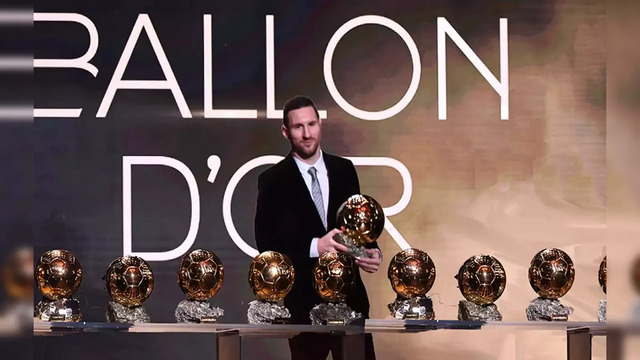 Lionel Messi đã lập kỷ lục khi giành danh hiệu Quả bóng vàng bảy Lionel Messi đã lập kỷ lục khi giành danh hiệu Quả bóng vàng bảy