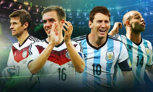 Đức và Argentina cạnh tranh hết mình trên sân bóng Maracanã Đức và Argentina cạnh tranh hết mình trên sân bóng Maracanã
