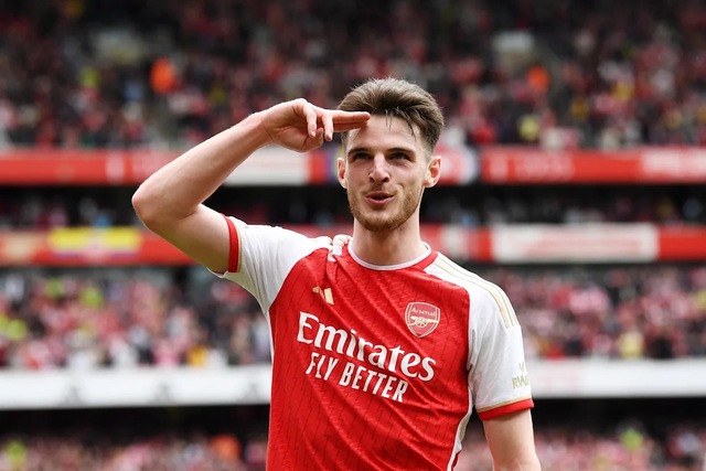 Declan Rice hiện đang dẫn đầu bảng xếp hạng những tiền vệ xuất sắc nhất Premier League Declan Rice hiện đang dẫn đầu bảng xếp hạng những tiền vệ xuất sắc nhất Premier League