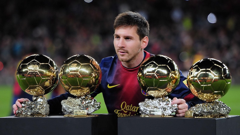 23 tuổi Messi có bao nhiêu Quả Bóng Vàng?