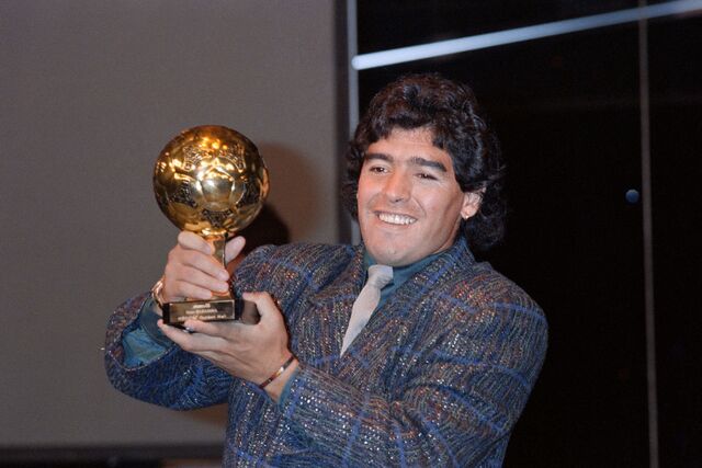 Diego Maradona (Argentina)- Quả bóng vàng World Cup 1986 Diego Maradona (Argentina)- Quả bóng vàng World Cup 1986