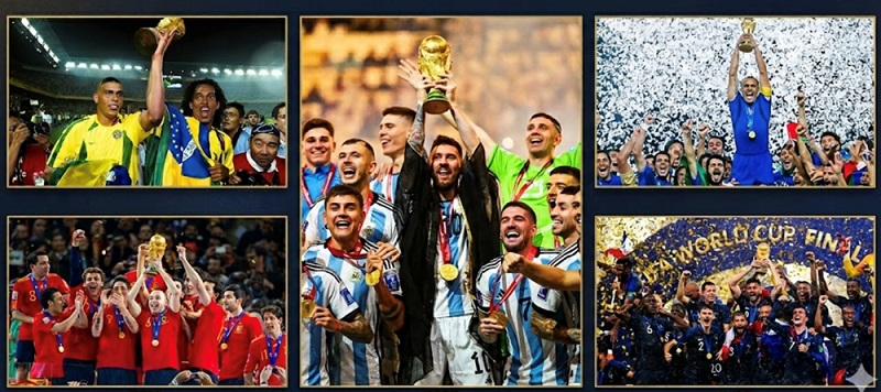 Điểm mặt những ông vua sân cỏ vô địch World Cup